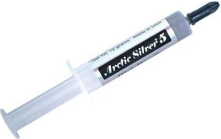 Actual product image Arctic Silver Sidabrinis AS5, 12g heat sink compound Thermal compound 350000 W (9 W/m K, 12 g)