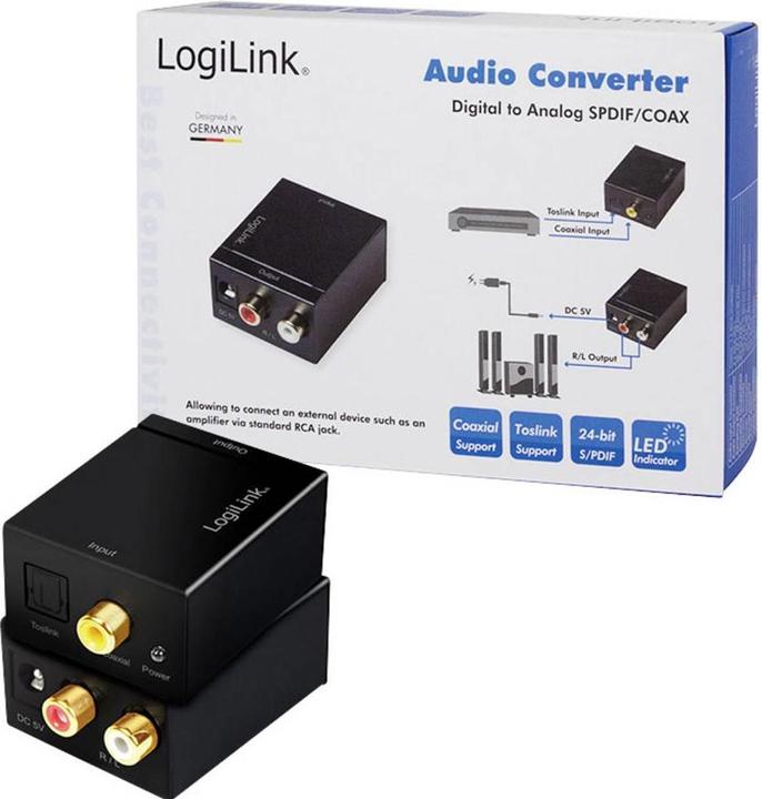 Image du produit LogiLink Convertisseur audio (Numérique -> Analogique)