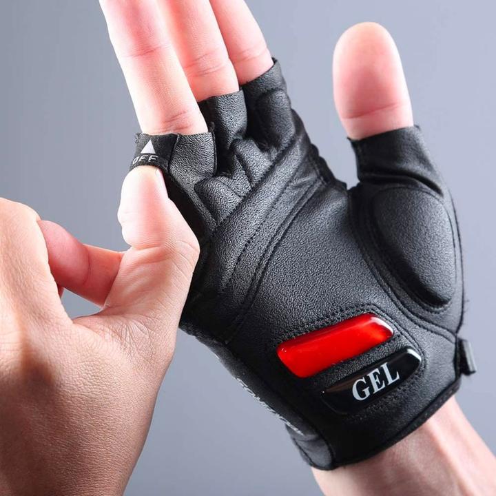 Image du produit Rockbros S143-BK XL gants de cyclisme avec inserts en gel - noir (XL)