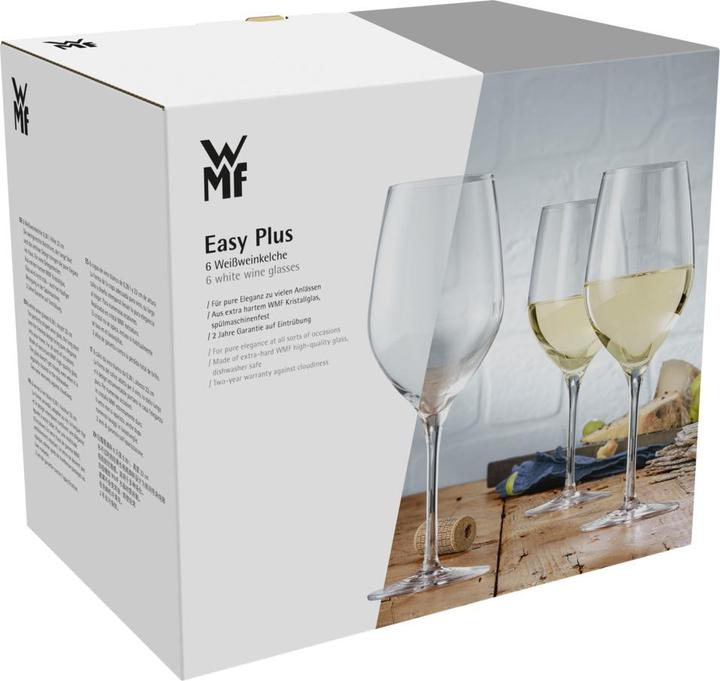 Actual product image WMF White wine goblet easy Plus,6ER GP (39 cl, 6 Glasses, White wine glasses)