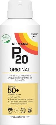P20 RIEMANN Original Dauerspray SPF50 150ml Fortschrittlicher Sonnenschutz (Sonnenspray, SPF 50, 150 ml, 139.10 g)