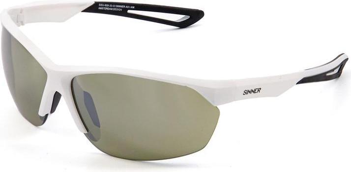 Immagine prodotto Sinner Gear Sünder Pitch Golf Zonnebril - Mat White Frame - Sinstraat -Objektiv