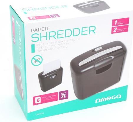 Produktbild Omega ONP601S P-1 shredder (Streifenschnitt)