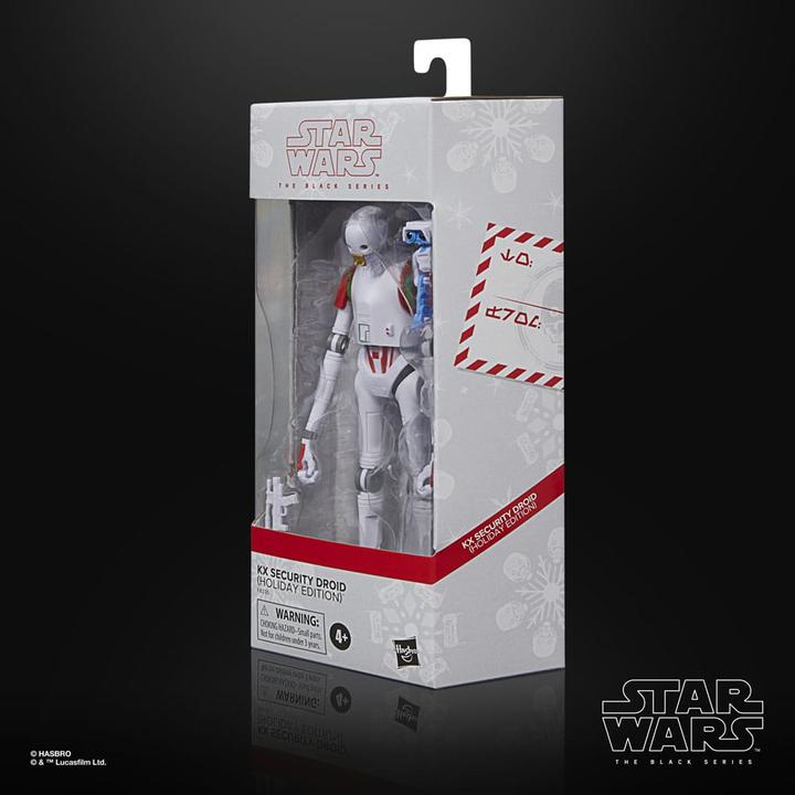 Image du produit Hasbro Star Wars Black Series figurine KX Security Droid (Holiday Edition) 15 cm