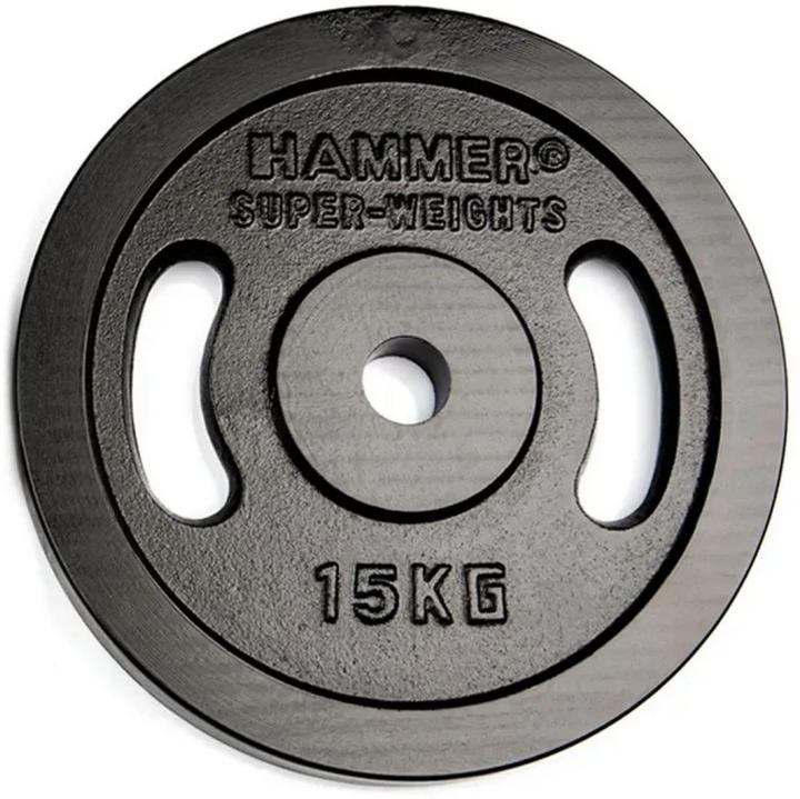 Image du produit Hammer Fitness Disque de poids 1 x 15 kg (1 x 15 kg)