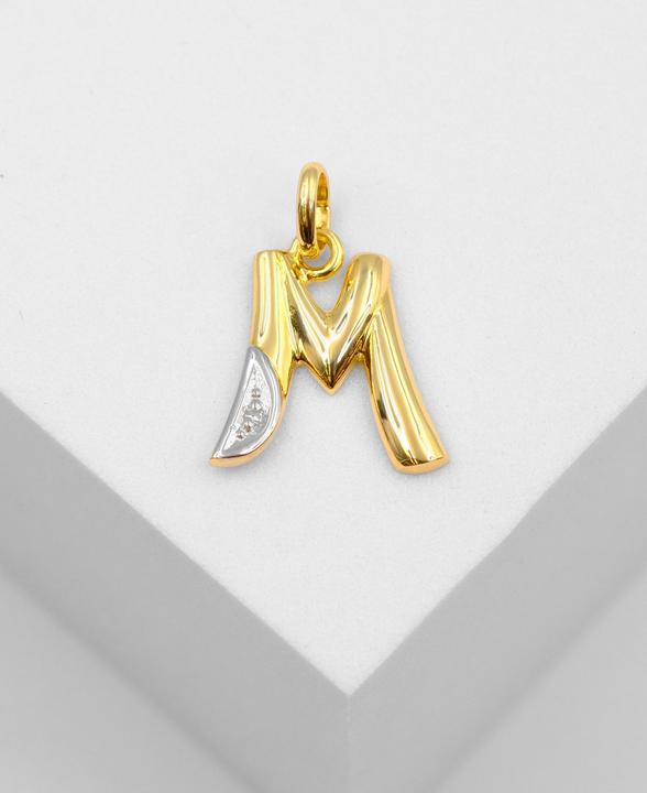Produktbild Muau Buchstabe (750/18 K Gelbgold)