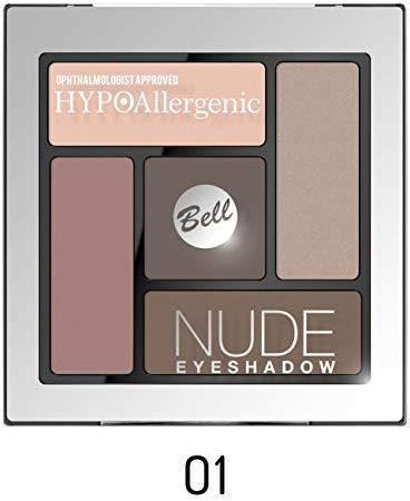 Produktbild Bell Cosmetics HypoAllergenic Nude Eyeshadow hypoallergenic satin-cream eye shadows 01 5g (01)