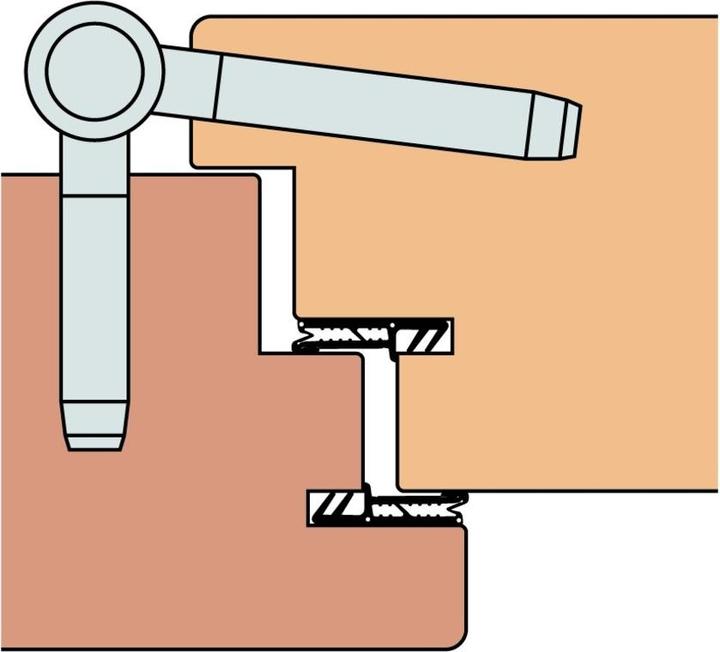 Actual product image Anuba Drill-in belts model B (CH standard)