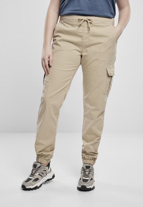 Actual product image Urban Classics Ladies High Waist Cargo Jogging Pants (XXL)