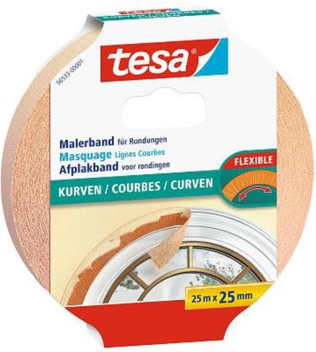 Produktbild tesa Malerband für Kurven, Kurvenband (25.25 mm)