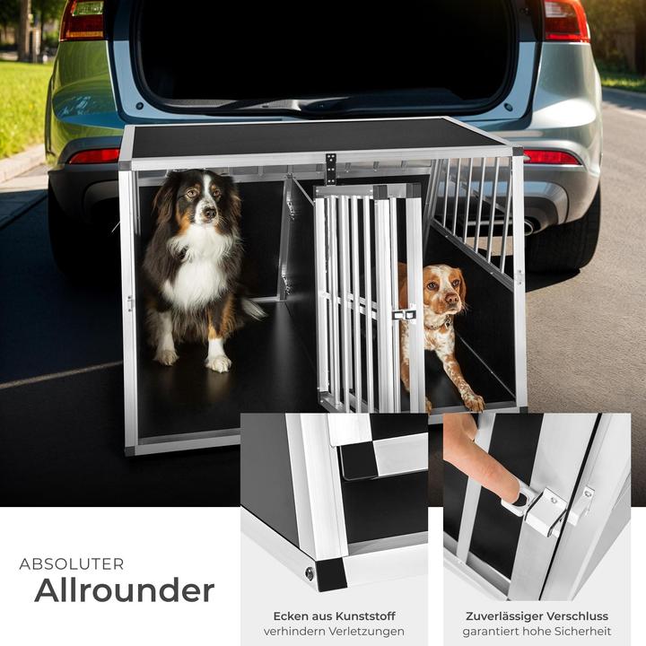 Actual product image tectake Double (Dog, Safety closure)