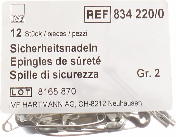 Actual product image IVF Hartmann Sicherheitsnadeln Gr2 38mm