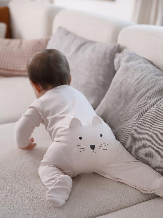 Produktbild Vertbaudet Bio-Kollektion: Baby Strampler mit Katze