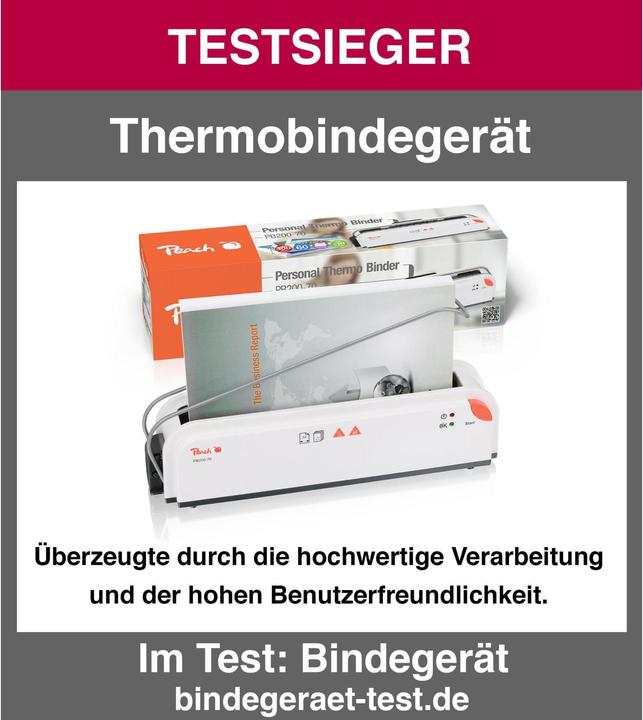 Image du produit Peach Pb200-70 (Reliure thermocollante)