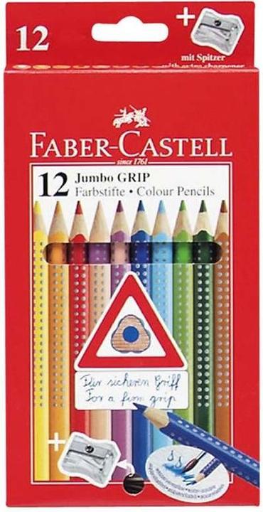 Actual product image Faber-Castell jumbo grip (Multicoloured, 12 x)