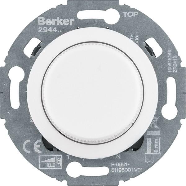 Actual product image Berker Uni-Drehd.Z.-st.(LED) 294410 1930/glass pw.