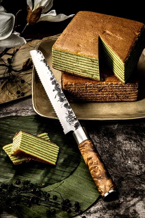 Actual product image Forged Bread knife, 20.5 cm, Brown (20.50 cm)