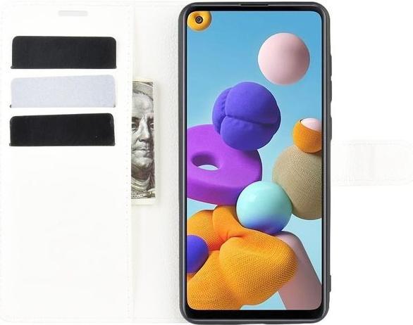 Produktbild MU Classic Litchi Leder Bookcover Series (Samsung Galaxy A21s)