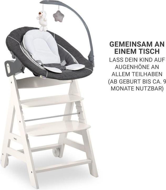 Immagine prodotto Hauck Seggioloni Beta Plus Bianco 5 pezzi - Seggiolone + 2in1 (Seggiolone)