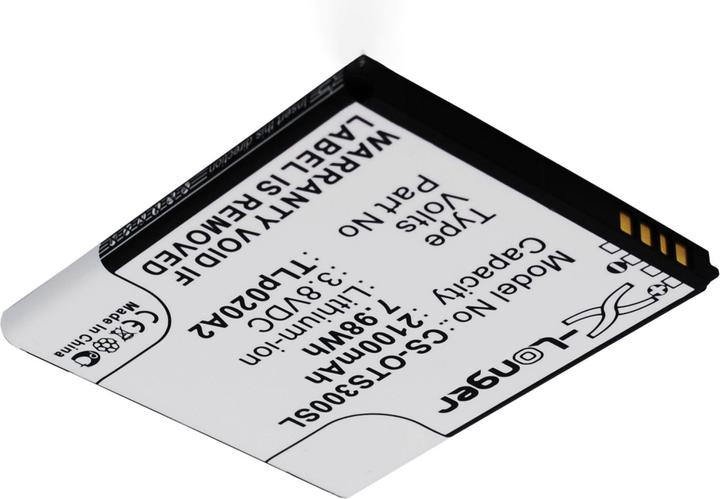 Actual product image AGI Battery compatible with Alcatel OT-5065D - Battery - 2,100 mAh