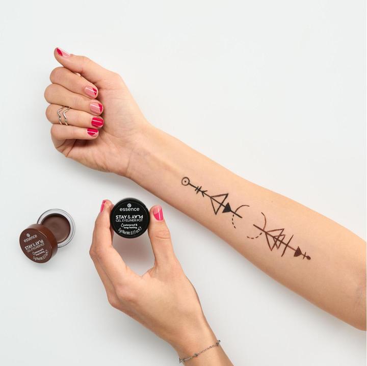 Image du produit essence Stay & Play Gel Eyeliner Pot Eyeliner Gel (02 Brown)