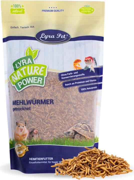 Produktbild Lyra Pet Mehlwürmer getrocknet (10 kg, 1 x)