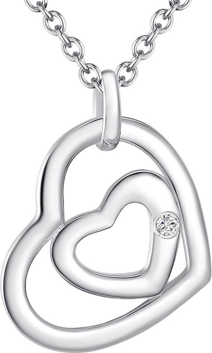 Produktbild Lulu & Jane Herz Sterling Silber Diamant silber - 33474 (Sterling Silber)