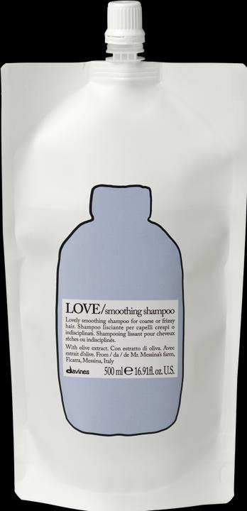 Actual product image Davines Essential Haircare - Love Smoothing Shampoo Refill (500 ml, Liquid shampoo)
