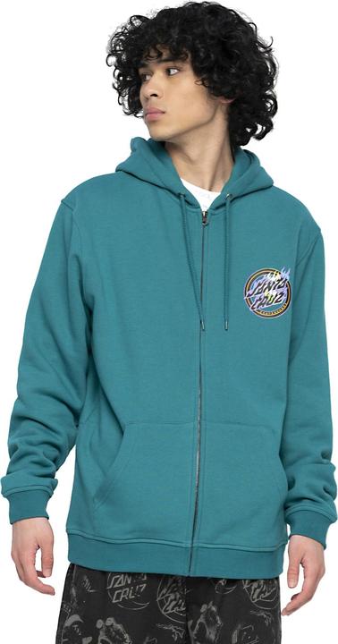Santa Cruz Holo Flamed Dot Zip Hood