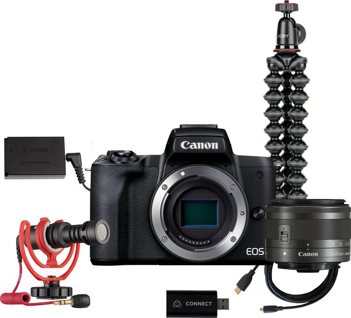 Produktbild Canon EOS M50 Mark II (15 - 45 mm, 24 Mpx, APS-C / DX)