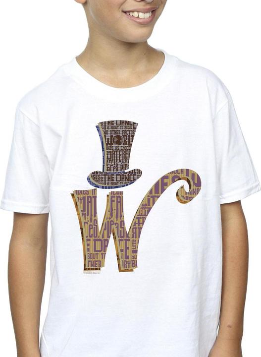 Immagine prodotto Willy Wonka & the Chocolate Factory W Logo Hat Maglietta Ragazzi (104)