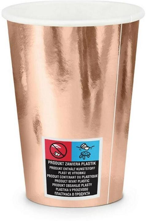 Immagine prodotto Partydeco Tazza Oro Rosa (6 x)