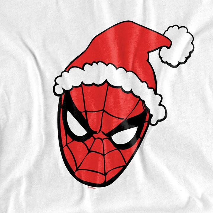 Immagine prodotto Spiderman Maglietta Cappello da Babbo Natale Adulto Unisex (L)