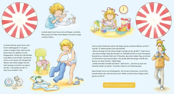 Produktbild Conni-Bilderbücher: Conni lernt die Uhrzeit (Deutsch, Liane Schneider, 2019)