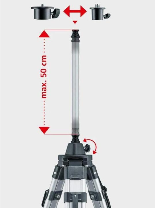 Produktbild Laserliner Variables Kurbelstativ Wechseladapter (Metall)