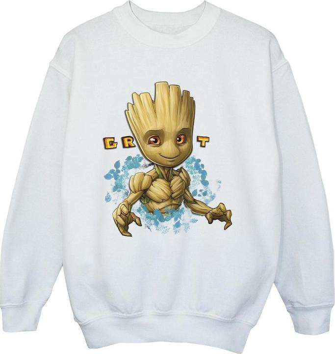 Actual product image Guardians of the Galaxy Boys Groot Flowers Sweatshirt (152, 158)