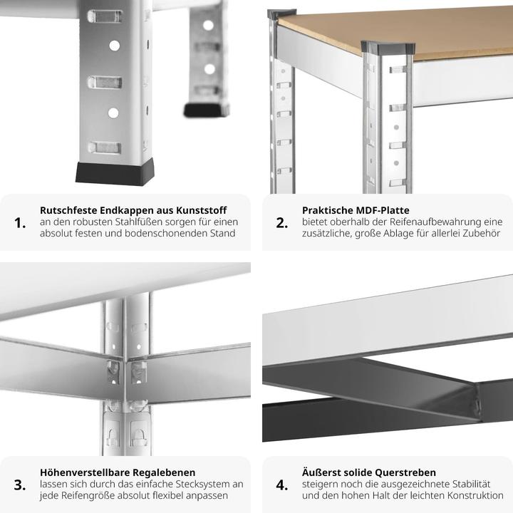 Image du produit tectake Support Pneus