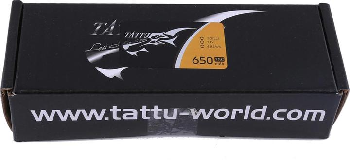 Produktbild Tattu RC-Akku LiPo 650 mAh 7.4 V 75C (7.40 V, 650 mAh)