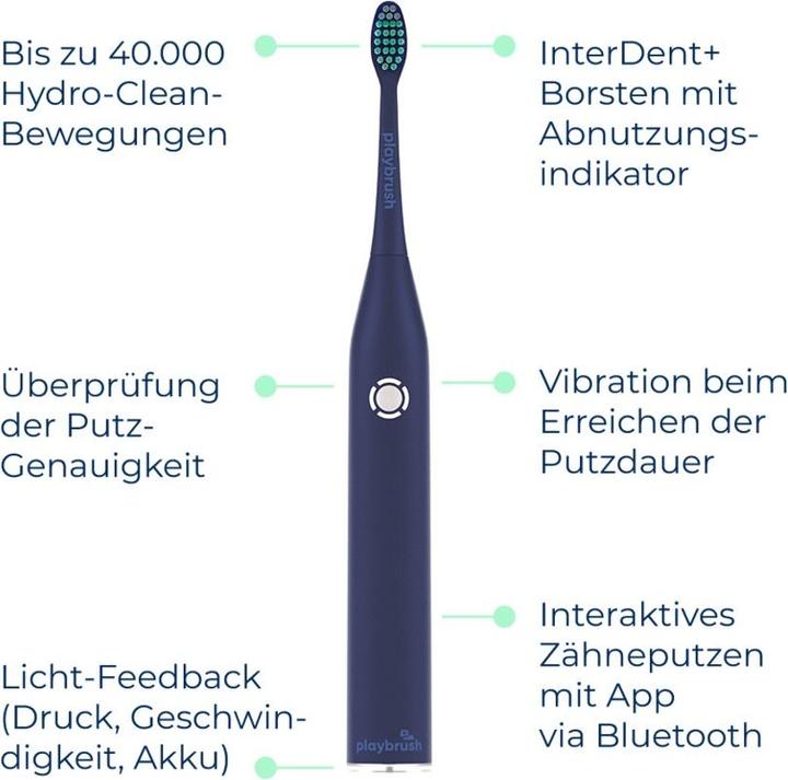 Produktbild Playbrush Smart One Elektrische Schallzahnbürste Coral (Schallzahnbürste)