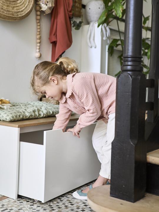 Actual product image Vertbaudet Children's room toy box on castors