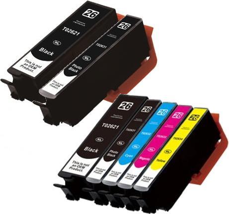 Produktbild Hermex Kompatible Tintenpatrone XL für Epson Expression Premium XP-520 (M, BK, C, Y, PBK)