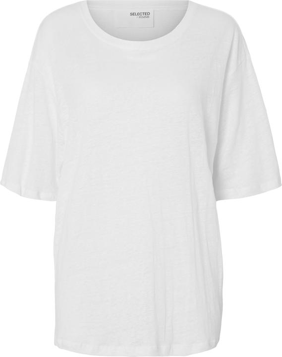 Actual product image Selected Femme Linen T-Shirt (XS)