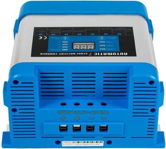 Immagine prodotto Digital Caricabatterie digitale AZO a 12V per batterie BC-20 PRO 20A (230V/12V) LCD a 7 livelli di carica (12V, 20 A)