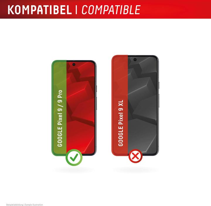 Actual product image Displex Real Glass, 2D Panzerglas (1 Piece, Google Pixel 9 Pro, Google Pixel 9)