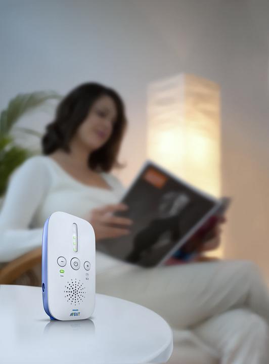 Productafbeelding Philips Avent Smart Eco Dect SCD501 (Babyfoon Audio, 300 m)