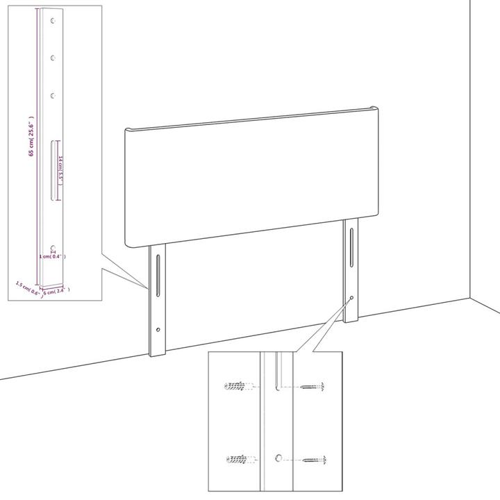 Actual product image VidaXL Soraya (100 x 200 cm, 100 x 200 cm)