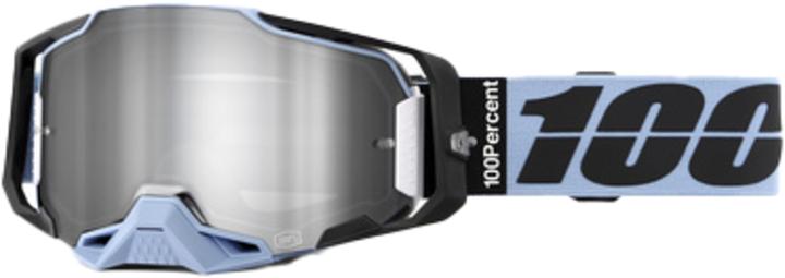 Immagine prodotto 100% Occhiale Armega Petros (nero blu*, Specchio Argento)