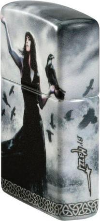 Actual product image Zippo Mazzi woman with raven