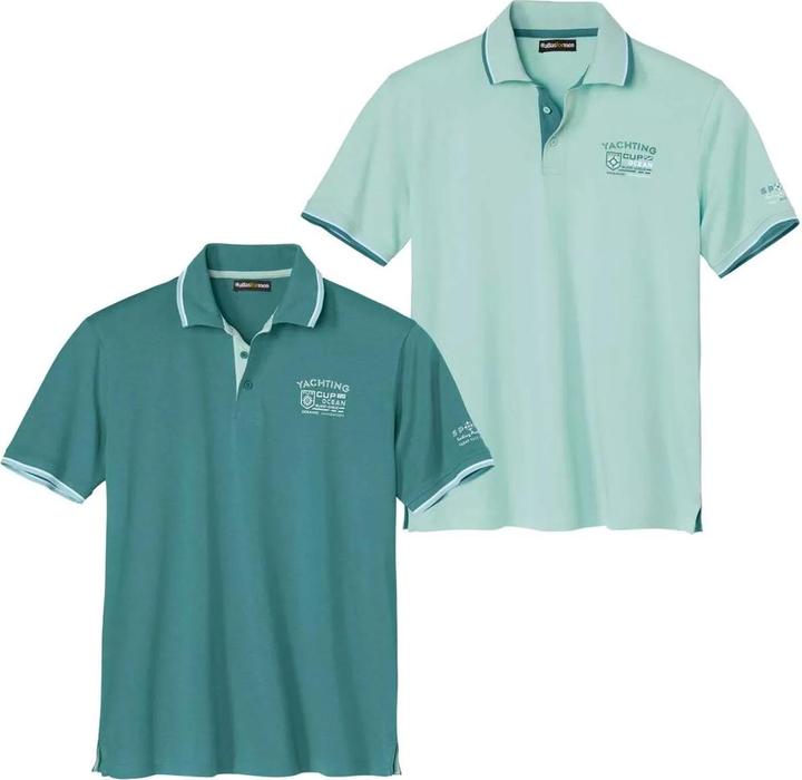 Actual product image Atlas For Men 2-pack polo shirts Yachting Club (XL)