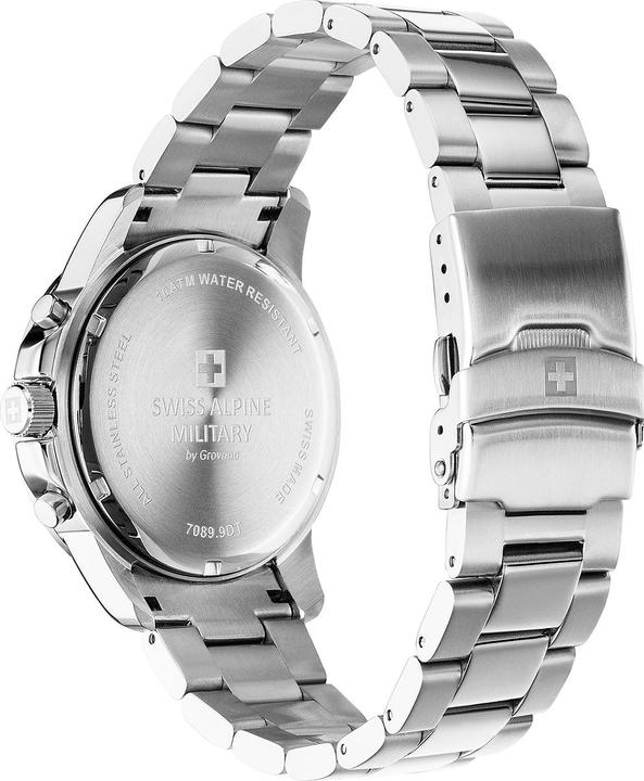 Produktbild Swiss Alpine Military 7089.9134 Chronograph Herrenuhr 44mm 10ATM (Chronograph, 44 mm)